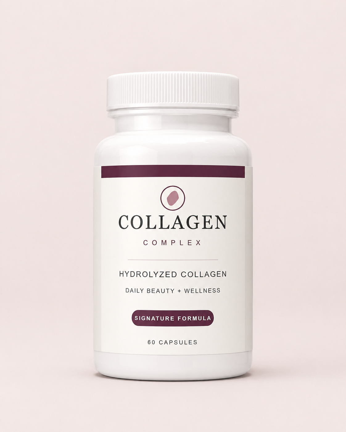 Collagen Complex hydrolyzed collagen capsules bottle